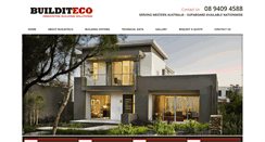 Desktop Screenshot of builditeco.com.au